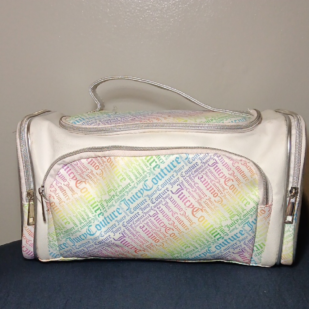 Juicy Couture Multicolor Logo Cosmetic Case
